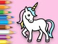 Παιχνίδι Βιβλίο ζωγραφικής: Happy Unicorn  σε απευθείας σύνδεση