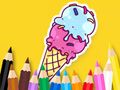 Παιχνίδι Βιβλίο ζωγραφικής: Cool Ice Cream  σε απευθείας σύνδεση