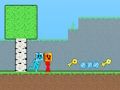 Παιχνίδι Φωτιά και νερό Stickman  σε απευθείας σύνδεση