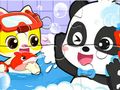 Παιχνίδι Παζλ: Baby Panda Shower Time  σε απευθείας σύνδεση