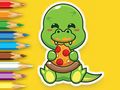 Παιχνίδι Βιβλίο ζωγραφικής: Hungry Dinosaurs  σε απευθείας σύνδεση