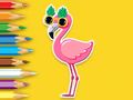 Παιχνίδι Βιβλίο ζωγραφικής: Flamingo  σε απευθείας σύνδεση