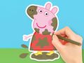 Παιχνίδι Βιβλίο ζωγραφικής: Peppa In The Mud  σε απευθείας σύνδεση