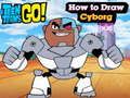 Παιχνίδι Teen Titans Go! Πώς να σχεδιάσετε το Cyborg  σε απευθείας σύνδεση