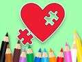 Παιχνίδι Βιβλίο ζωγραφικής: BTS Heart Jigsaw  σε απευθείας σύνδεση