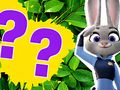 Παιχνίδι Παιδικό Κουίζ: Τι γνωρίζετε για τη Zootopia  σε απευθείας σύνδεση