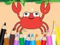 Παιχνίδι Βιβλίο ζωγραφικής: Happy Crab  σε απευθείας σύνδεση