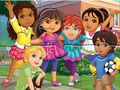 Παιχνίδι Παζλ: Dora Into City  σε απευθείας σύνδεση