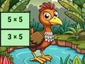 Παιχνίδι Πολλαπλασιασμός Bird Image Uncover  σε απευθείας σύνδεση