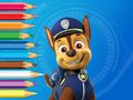 Παιχνίδι Βιβλίο ζωγραφικής: Paw Patrol Chase  σε απευθείας σύνδεση