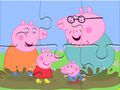 Παιχνίδι Παζλ: Peppa Pig Muddy Puddles  σε απευθείας σύνδεση