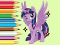 Παιχνίδι Βιβλίο ζωγραφικής: Twilight Sparkle  σε απευθείας σύνδεση