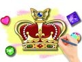 Παιχνίδι Βιβλίο ζωγραφικής: Royal Crown  σε απευθείας σύνδεση