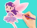 Παιχνίδι Βιβλίο ζωγραφικής: Flower Fairy  σε απευθείας σύνδεση