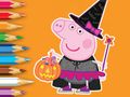 Παιχνίδι Βιβλίο ζωγραφικής: Peppa Pig Halloween  σε απευθείας σύνδεση