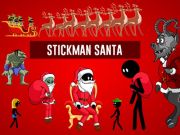 Παιχνίδι Stickman Άγιος Βασίλης  σε απευθείας σύνδεση