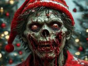 Παιχνίδι Χριστουγεννιάτικο παζλ Zombie  σε απευθείας σύνδεση