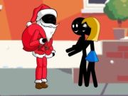Παιχνίδι Stickman Άγιος Βασίλης  σε απευθείας σύνδεση