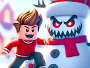 Παιχνίδι Παζλ: Roblox Snowball Battle  σε απευθείας σύνδεση