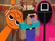 Παιχνίδι Nextbots στο Minecraft Squid Game Sprunki  σε απευθείας σύνδεση