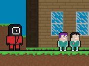 Παιχνίδι Squid Escape αλλά blockworld  σε απευθείας σύνδεση