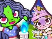 Παιχνίδι Παζλ: Elphaba και Glinda  σε απευθείας σύνδεση