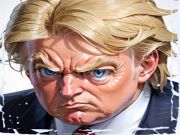 Παιχνίδι Αστεία Πρόσωπα Πόλεων Trump vs Kim  σε απευθείας σύνδεση