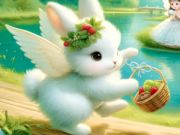 Παιχνίδι Παζλ: Angel Bunny  σε απευθείας σύνδεση