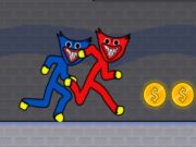 Παιχνίδι Stickman Huggy Party Duo σε απευθείας σύνδεση