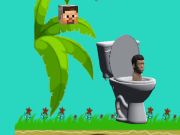 Παιχνίδι Κλώση skibidi τουαλέτα flappy minecraft  σε απευθείας σύνδεση