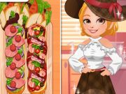 Παιχνίδι Roxie's Kitchen French Pizza Bread  σε απευθείας σύνδεση