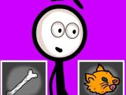 Παιχνίδι Ο Stickman επιλέγοντας ενέργειες  σε απευθείας σύνδεση