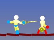 Παιχνίδι Ο Ragdoll χτύπησε τον Stickman  σε απευθείας σύνδεση