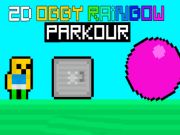 Παιχνίδι 2D Obby Rainbow Parkour  σε απευθείας σύνδεση