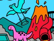 Παιχνίδι Χρώμα με κωδικό Dino Park  σε απευθείας σύνδεση