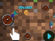 Παιχνίδι Το MineBlock περιστρέφει και πετάει περιπέτεια  σε απευθείας σύνδεση