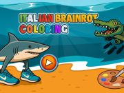 Παιχνίδι Ιταλική χρωματισμός Brainrot σε απευθείας σύνδεση