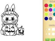 Παιχνίδι Halloween Labubu Χρωματισμός & Σχέδιο Παιχνίδι σε απευθείας σύνδεση
