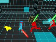 Παιχνίδι Stickman Neon Sword Fighting σε απευθείας σύνδεση