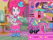 Παιχνίδι Τα μικρά μου πόνυ equestria κορίτσια pinkie pie ντύνονται σε απευθείας σύνδεση