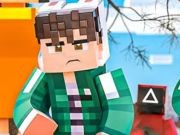 Παιχνίδι Παζλ παζλ: Squid Game Minecraft σε απευθείας σύνδεση