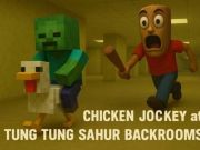 Παιχνίδι Κοτόπουλο Jockey στο Tung Tung Sahur Backrooms σε απευθείας σύνδεση