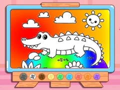 Coloring Book: Crocodile — δωρεάν online παιχνίδι