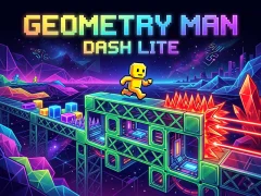 Geometry Man Dash Lite — δωρεάν online παιχνίδι