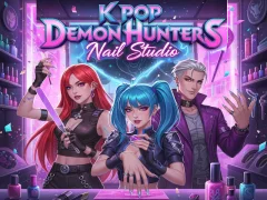 K Pop Demon Hunters Nail Studio — δωρεάν online παιχνίδι