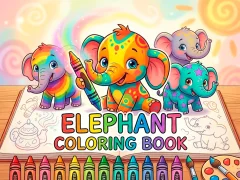 Elephant Coloring Book — δωρεάν online παιχνίδι