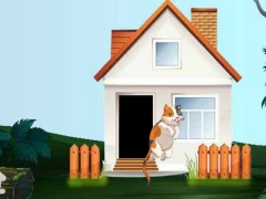 Curious Cat Escape — δωρεάν online παιχνίδι