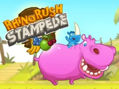 Rhino Rush Stampede — δωρεάν online παιχνίδι