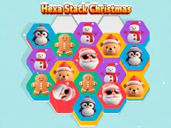 Hexa Stack Christmas — δωρεάν online παιχνίδι