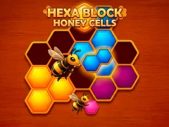 Hexa Block: Honey Cells — δωρεάν online παιχνίδι